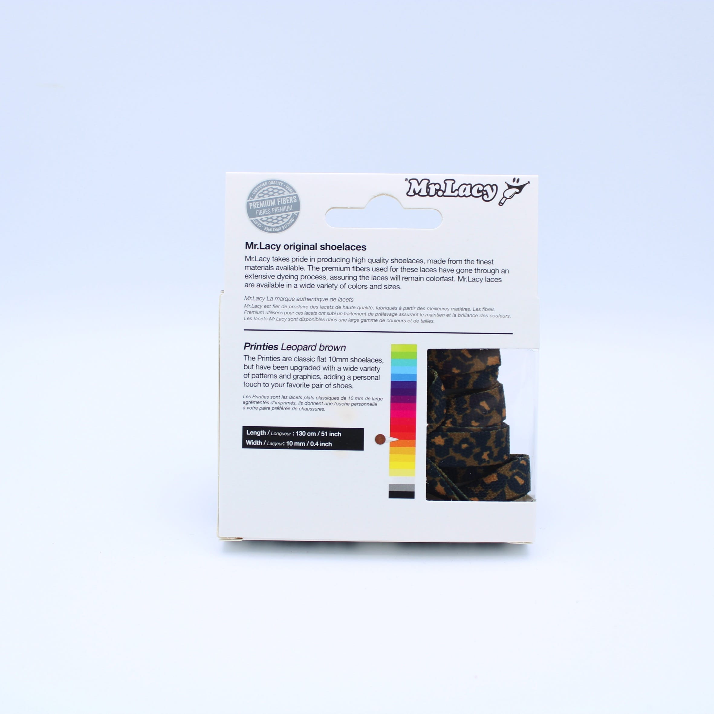 Printies Shoelaces · Leopard Brown