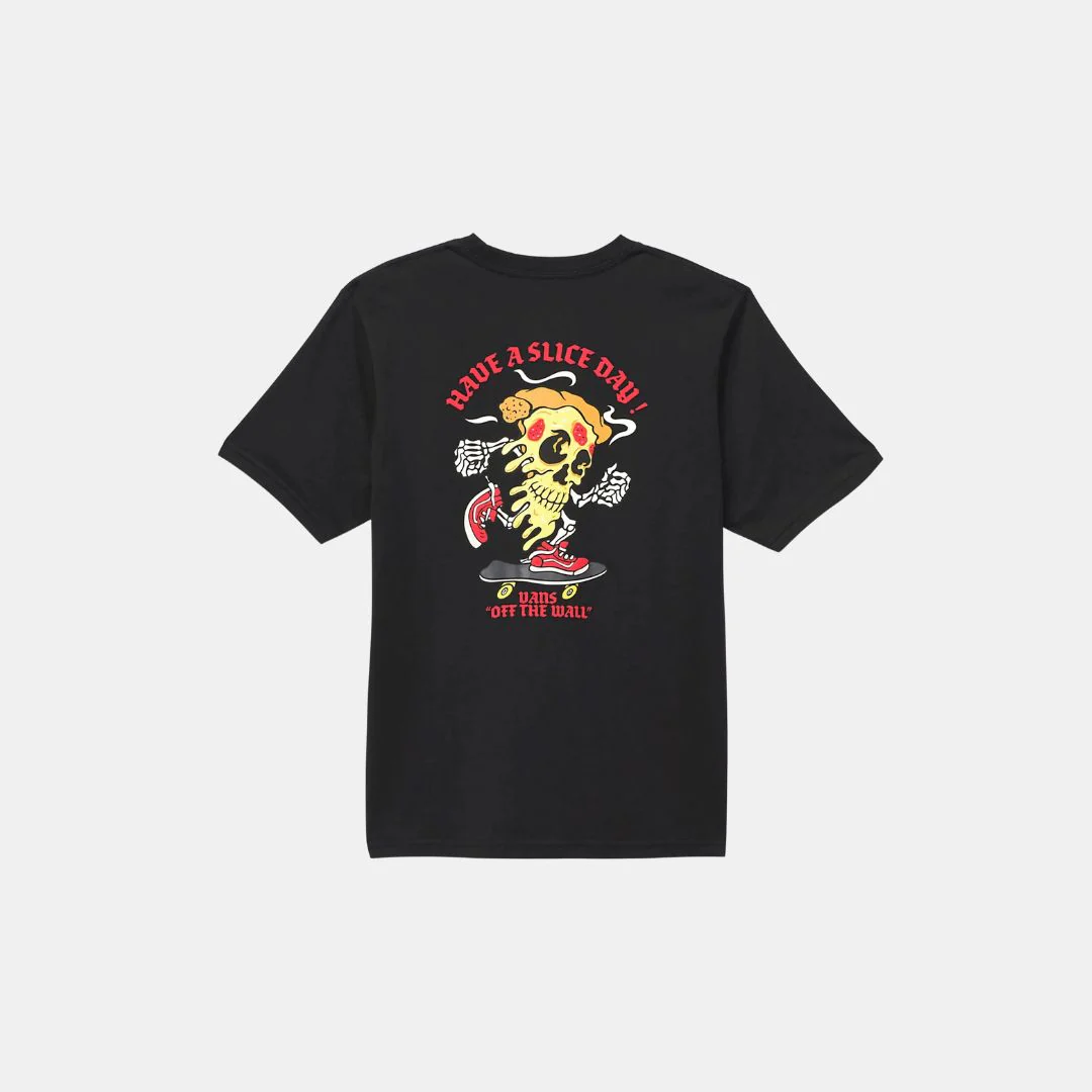 Vans Pizza Skull T-Shirt Kid's Black