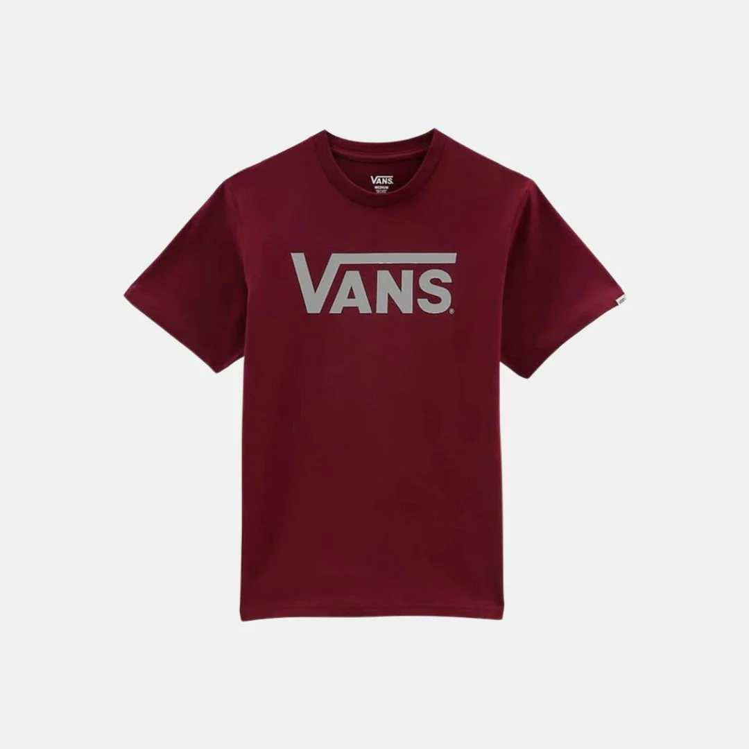 Vans Classic T-Shirt Burgundy Grey