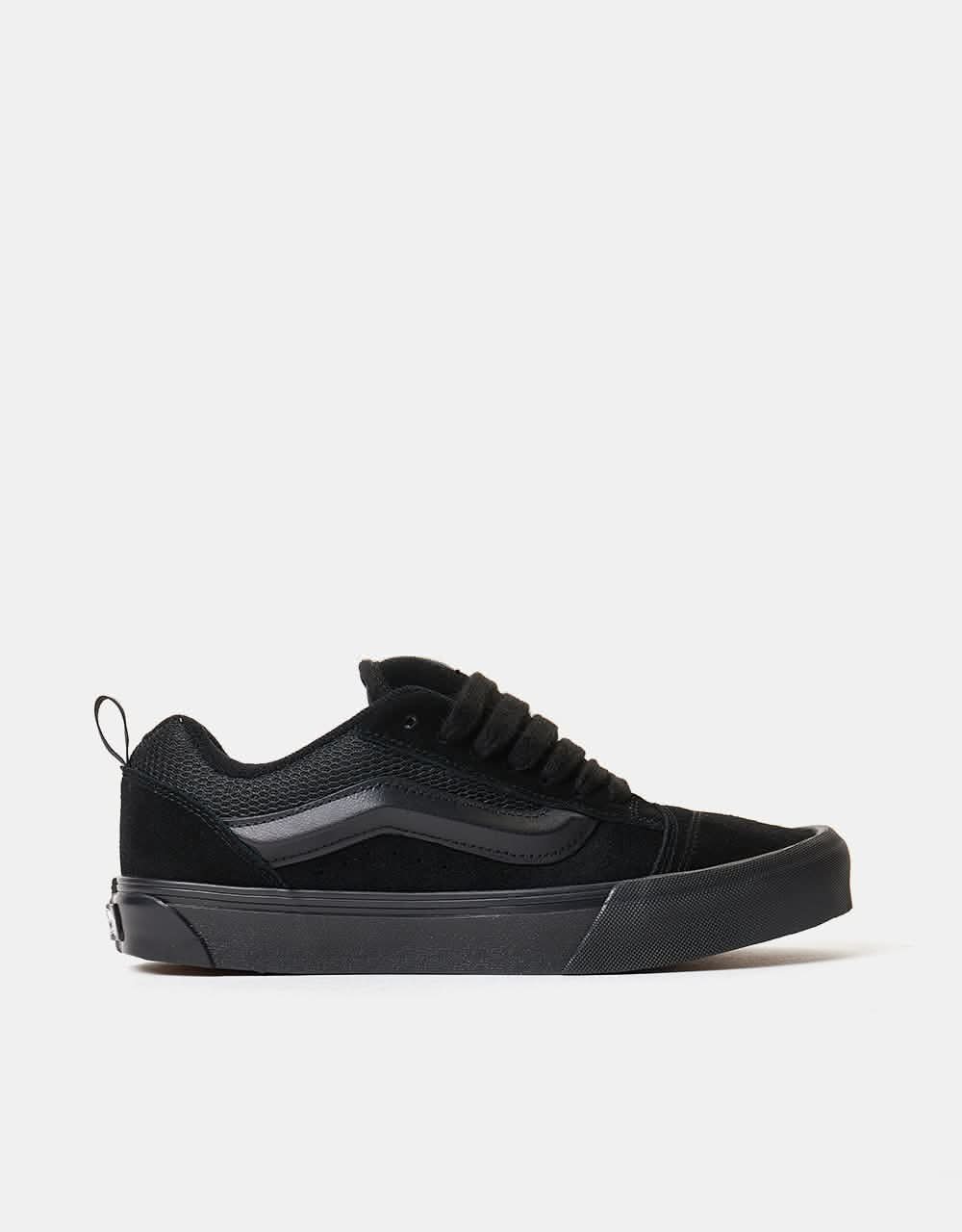 Vans Knu Skool Skate Shoes - Black/Black