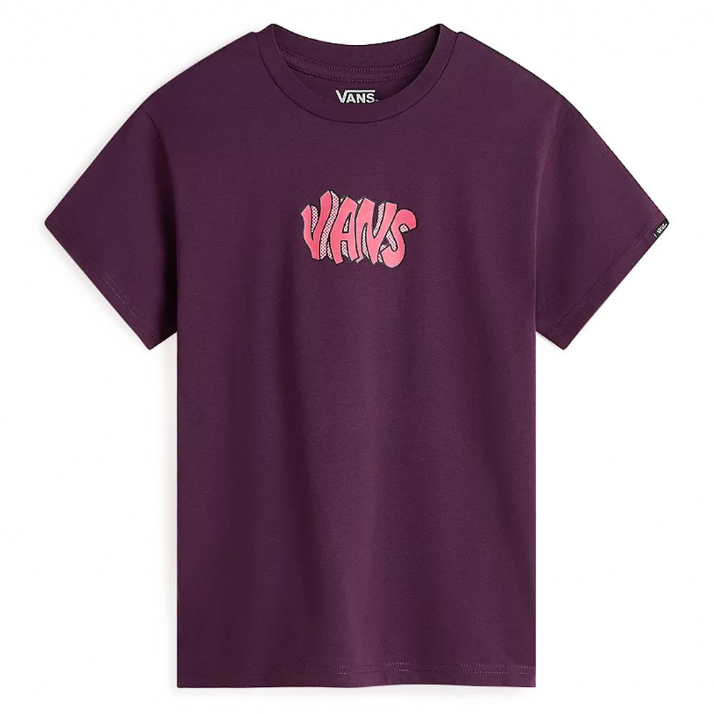 Vans Kids Tag T-shirt - Blackberry Wine