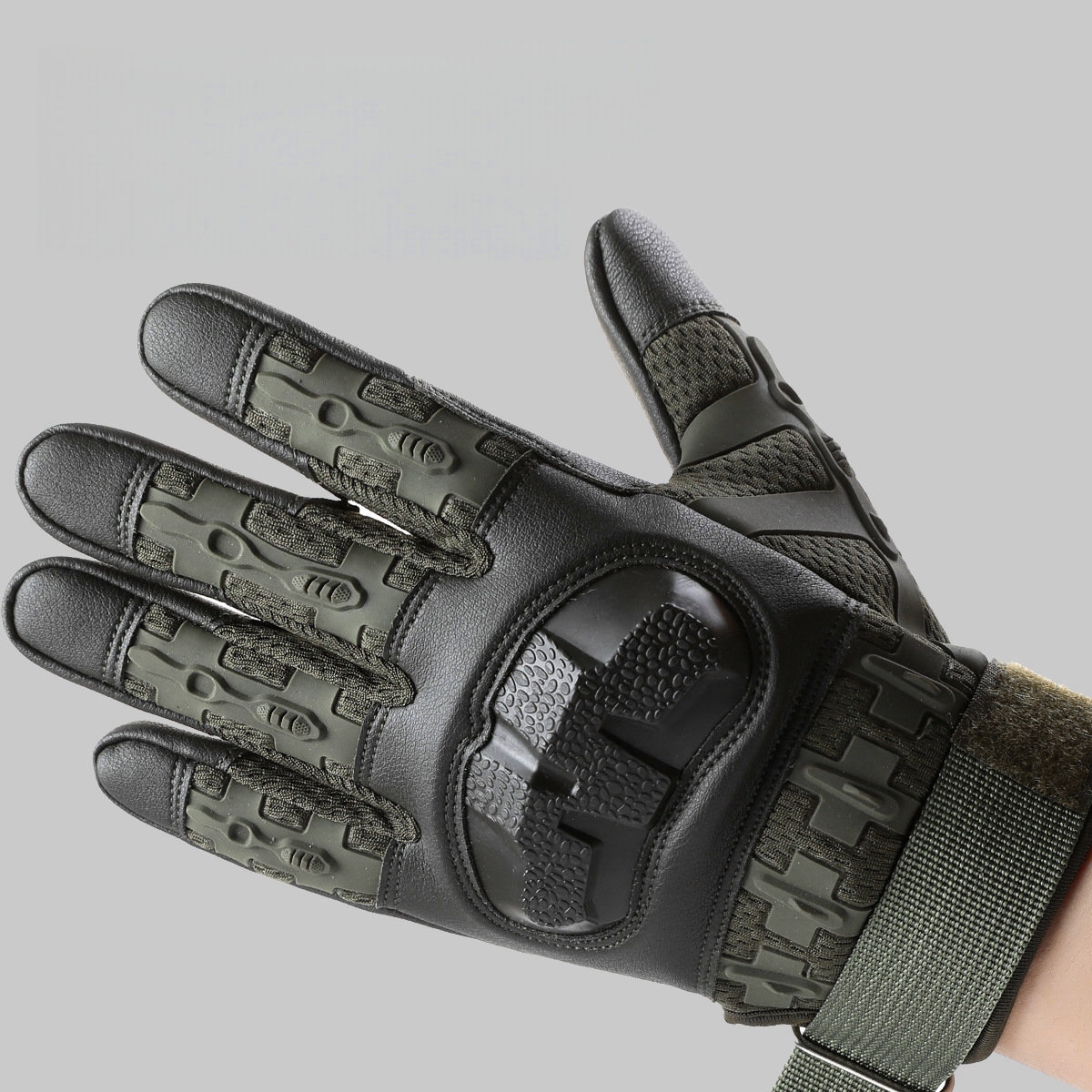 Taktische Vollfinger-Handschuhe Z353 – Olivgrün