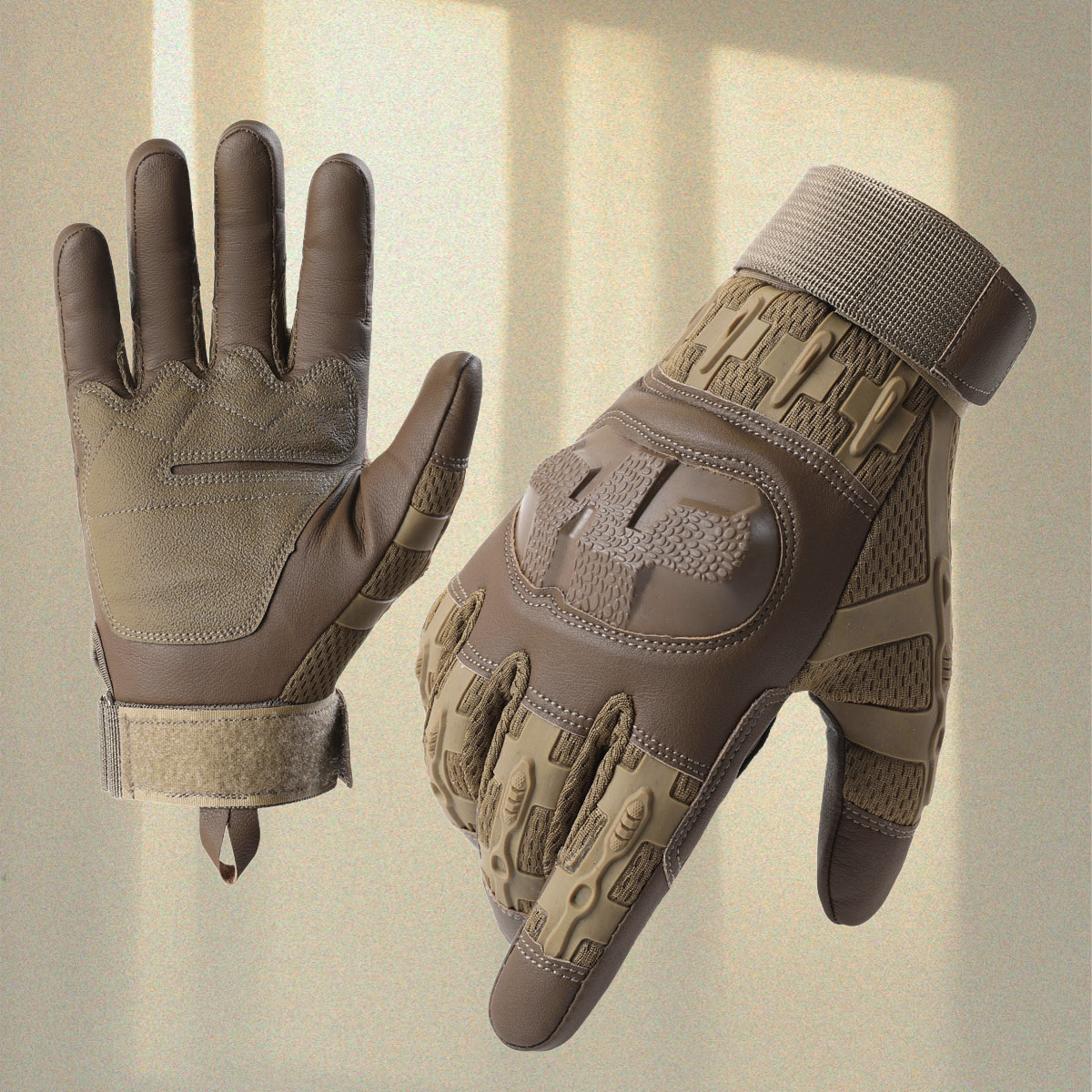 Taktische Vollfinger-Handschuhe Z353 – Sand
