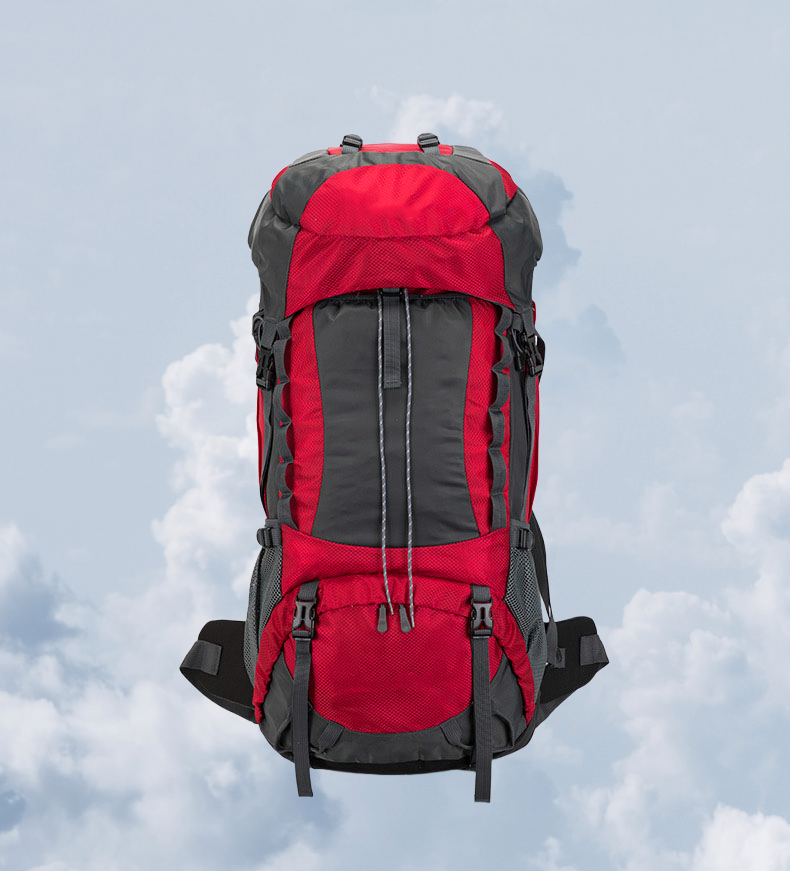 Outdoor-Rucksack 70L – Rot