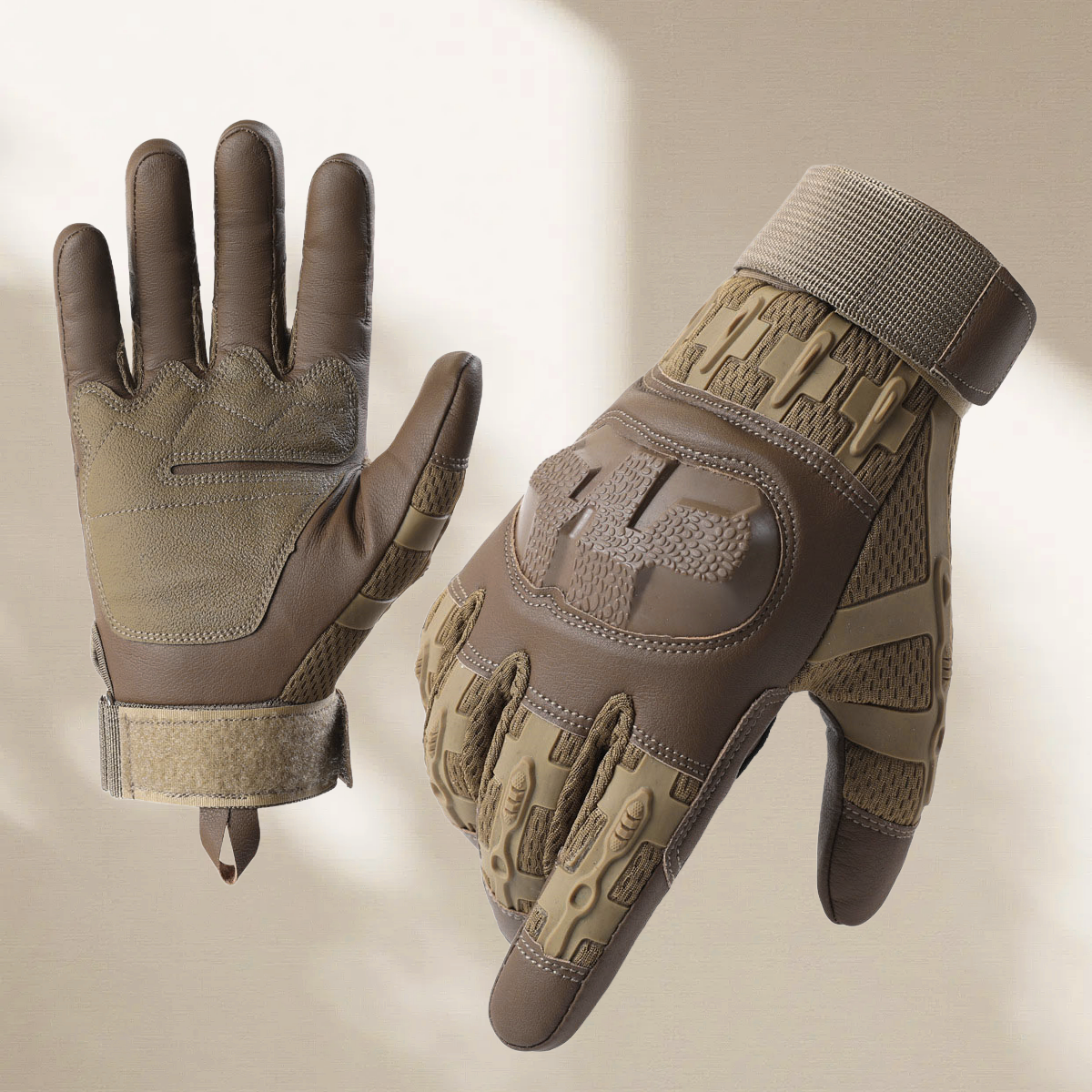 Taktische Vollfinger-Handschuhe Z353 – Sand
