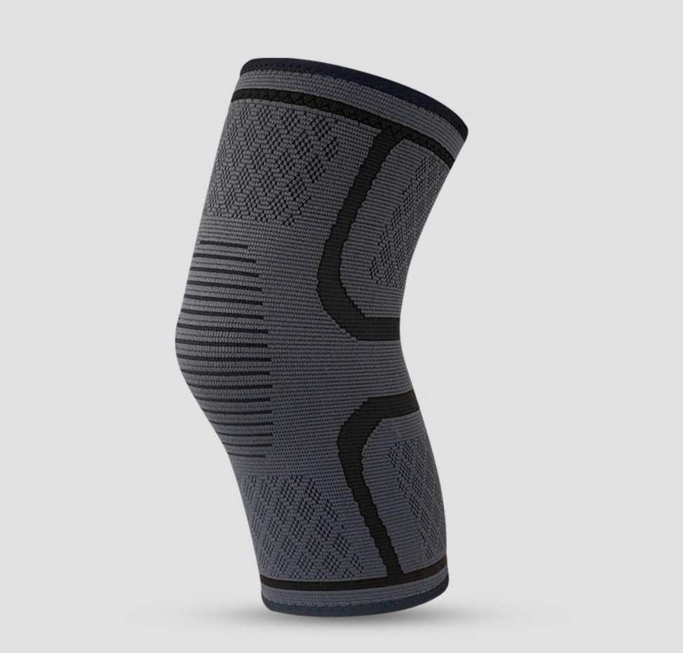 Outdoor-Kniebandage – Schwarz