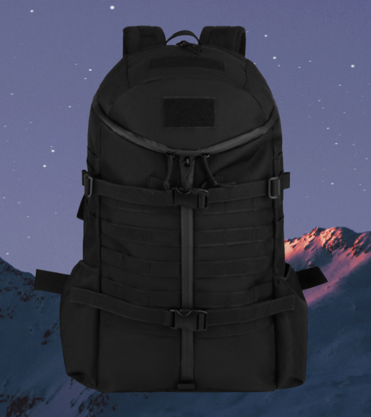 Taktischer Outdoor-Rucksack – Schwarz
