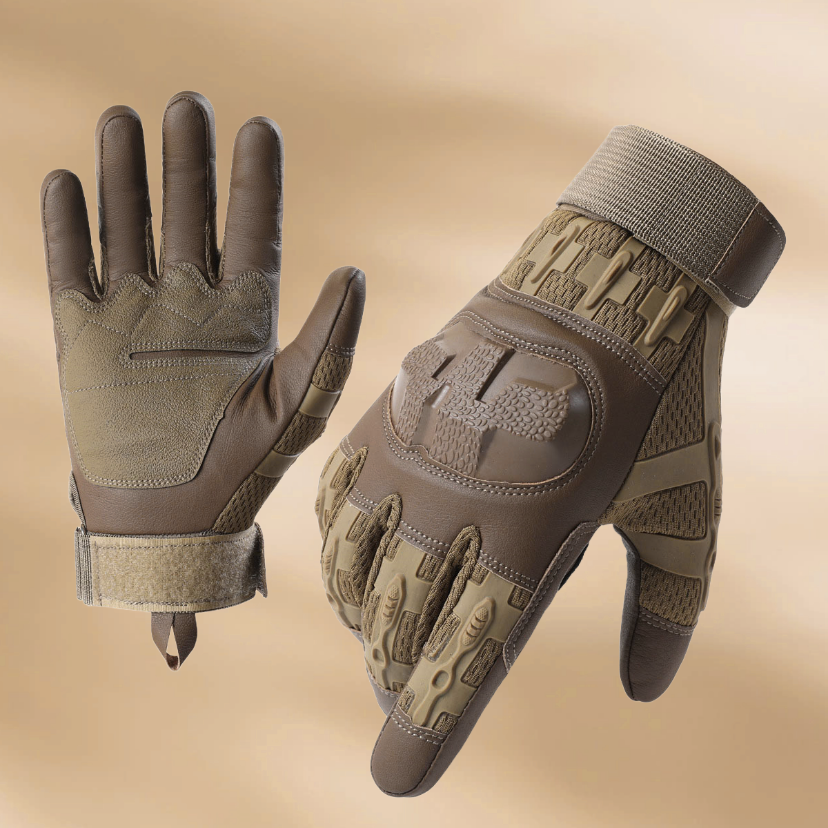 Taktische Vollfinger-Handschuhe Z353 – Sand