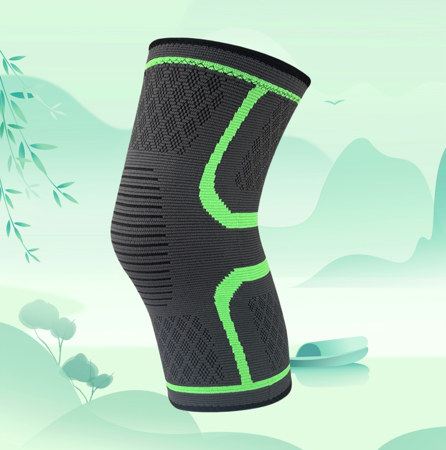 Outdoor-Kniebandage – Grün