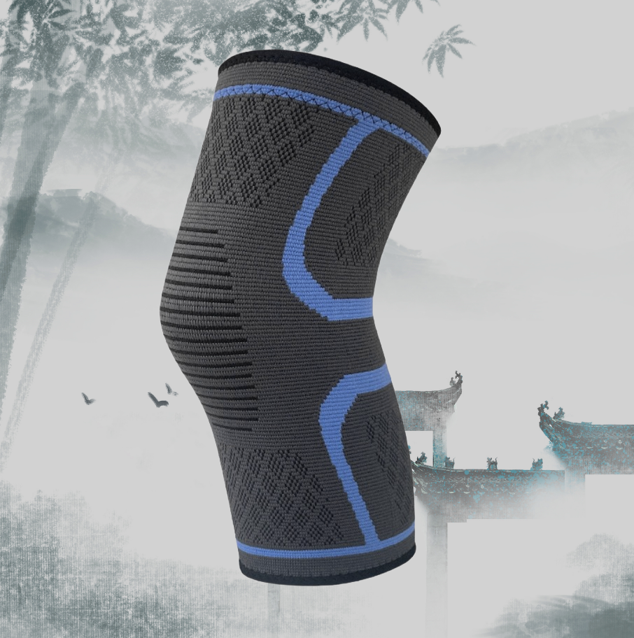 Outdoor-Kniebandage – Blau