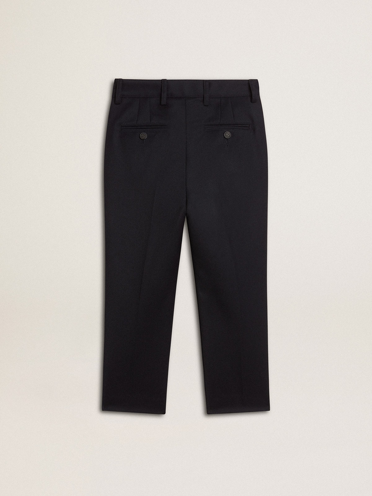 Boys' dark blue wool pants