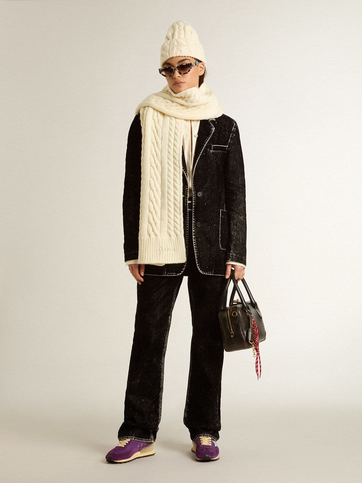 Women’s Marathon with purple nylon upper and white star