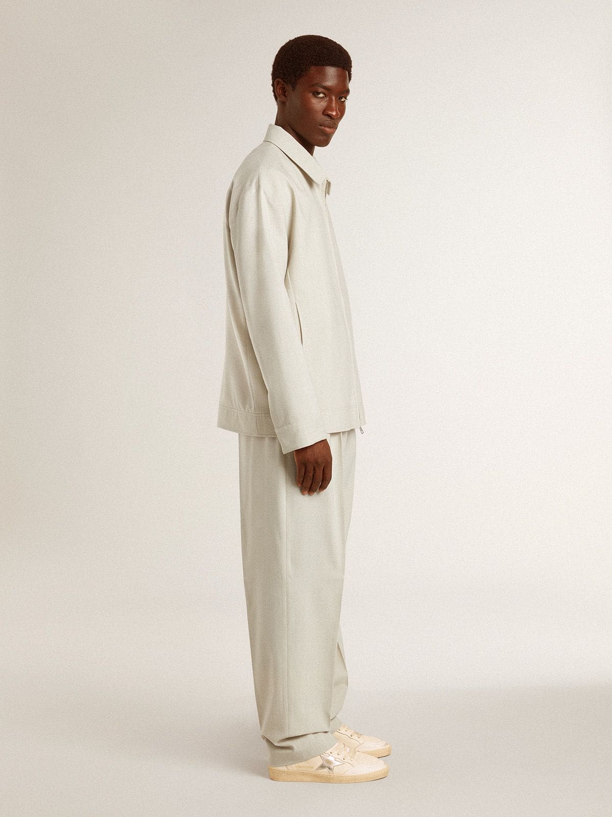 Ball Star LTD in nappa with metallic leather star and suede heel tab