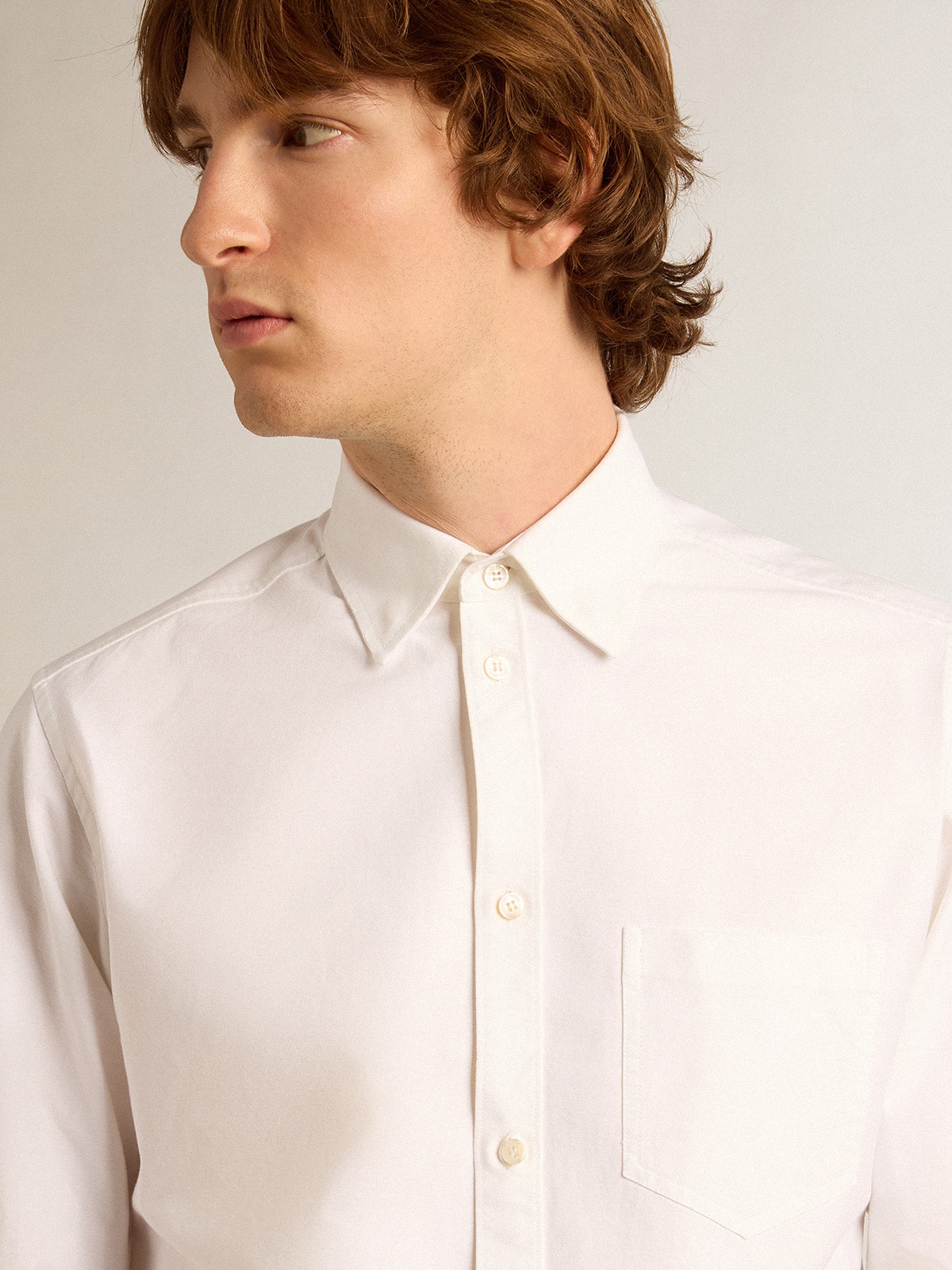White cotton shirt