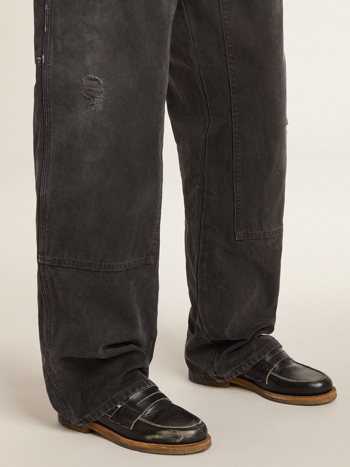 Women's Jerry loafer in black leather