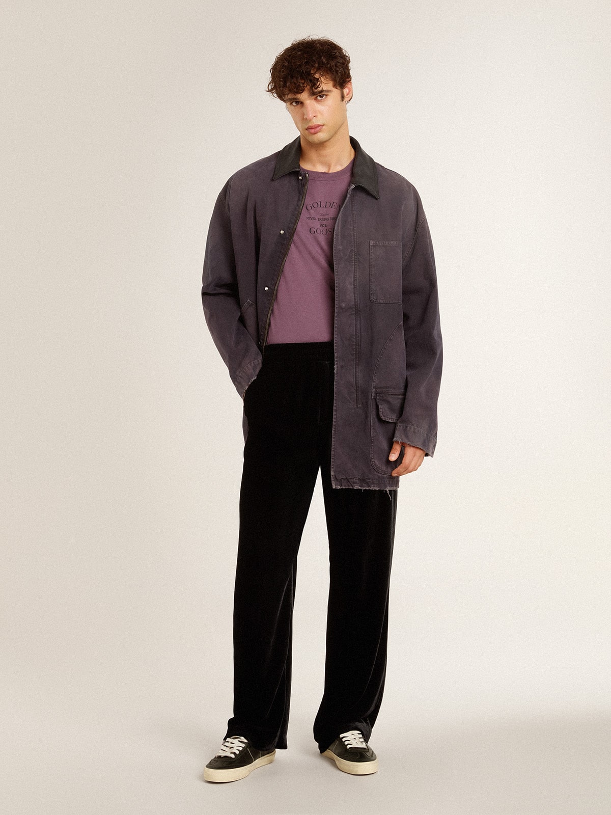 Men’s Soul Star in black bio-based nappa