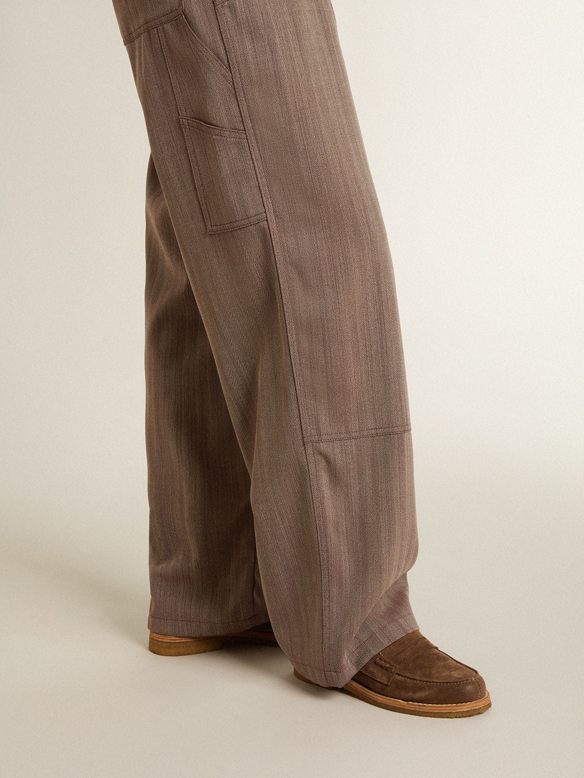 Women's Jerry loafer in dove-gray suede