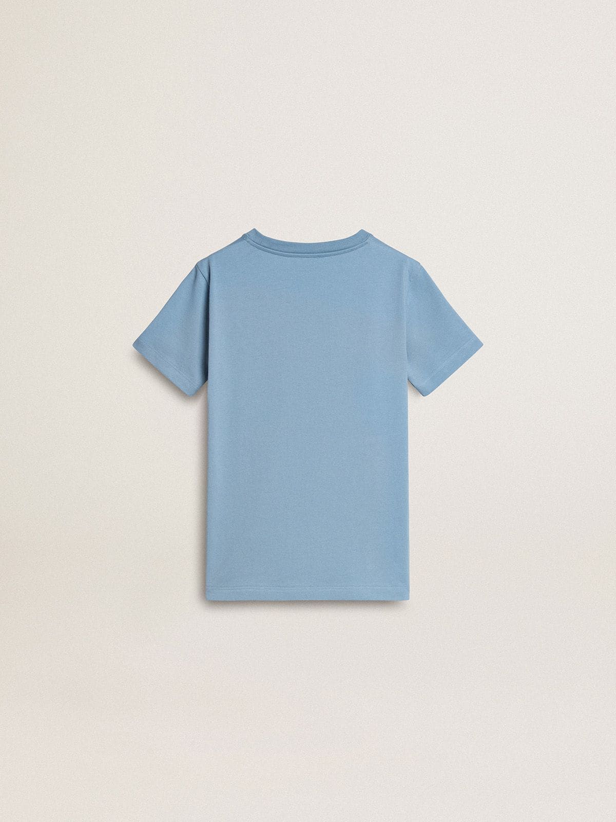 Boys' light blue T-shirt with print