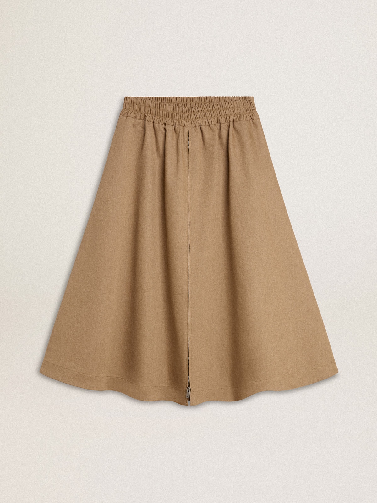 Women’s beige circle skirt