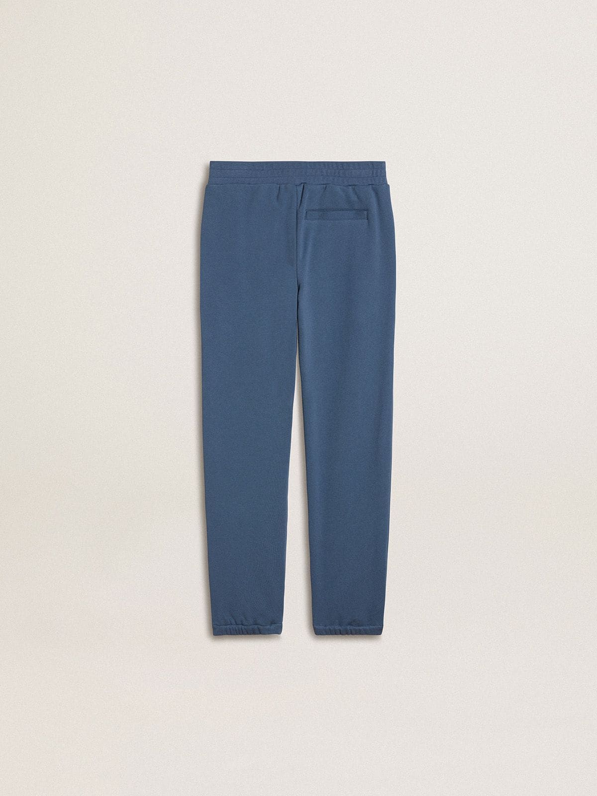 Kids’ blue joggers with embroidery