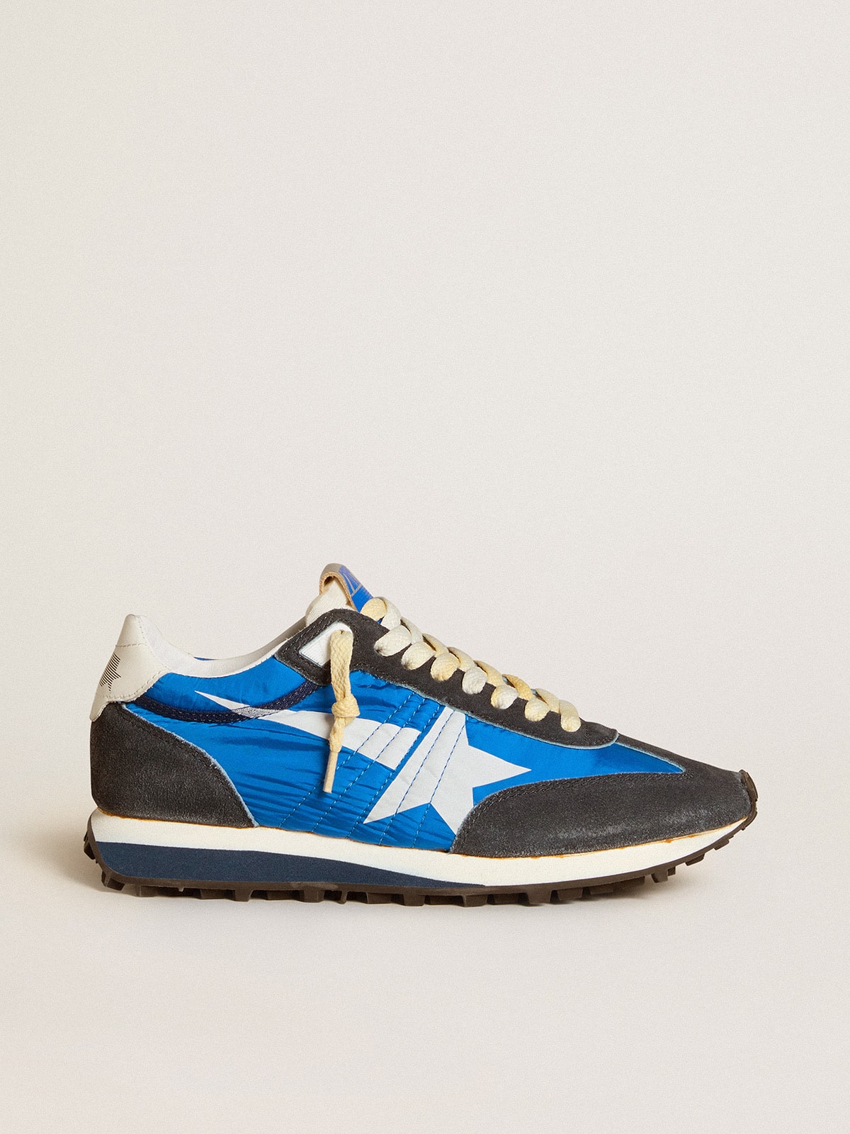 Women’s Marathon with blue nylon upper and white star