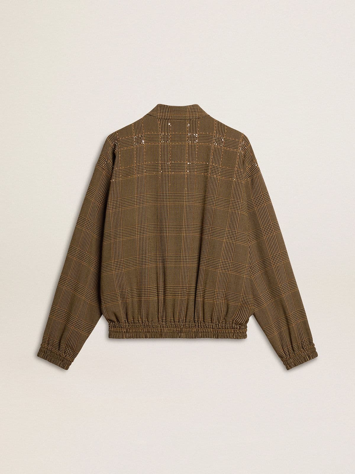 Women's wool bomber jacket