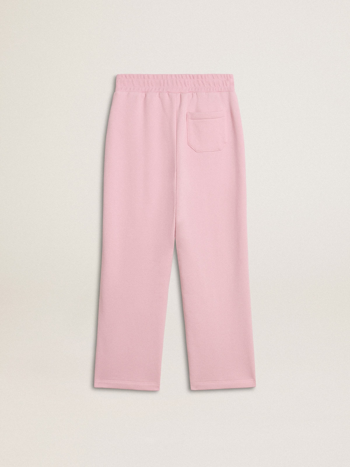 Pink joggers with glitter star on the front