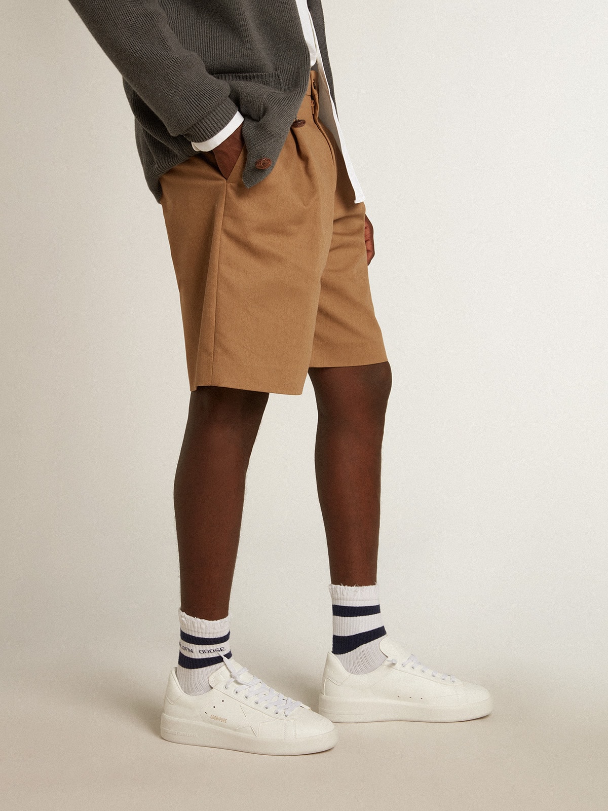 Men’s bio-based Purestar with white star and heel tab