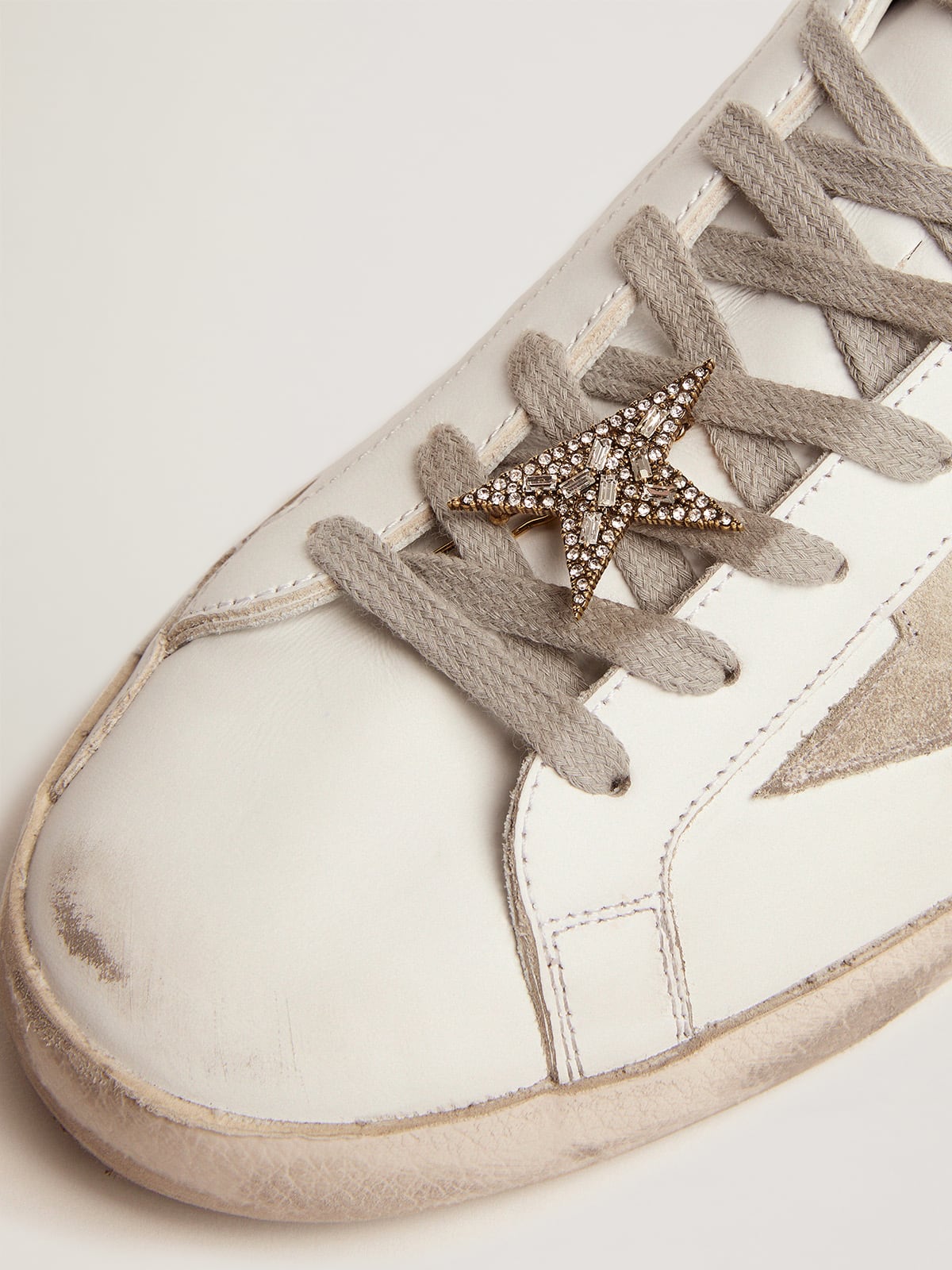 Lace lock with Star clip in antique gold color