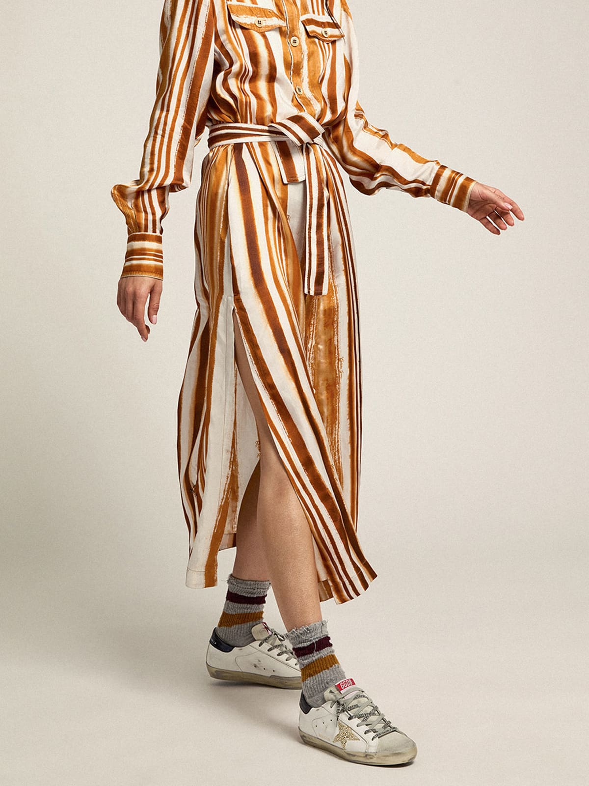 Women’s Super-Star LTD with blue heel tab and Swarovski crystal star