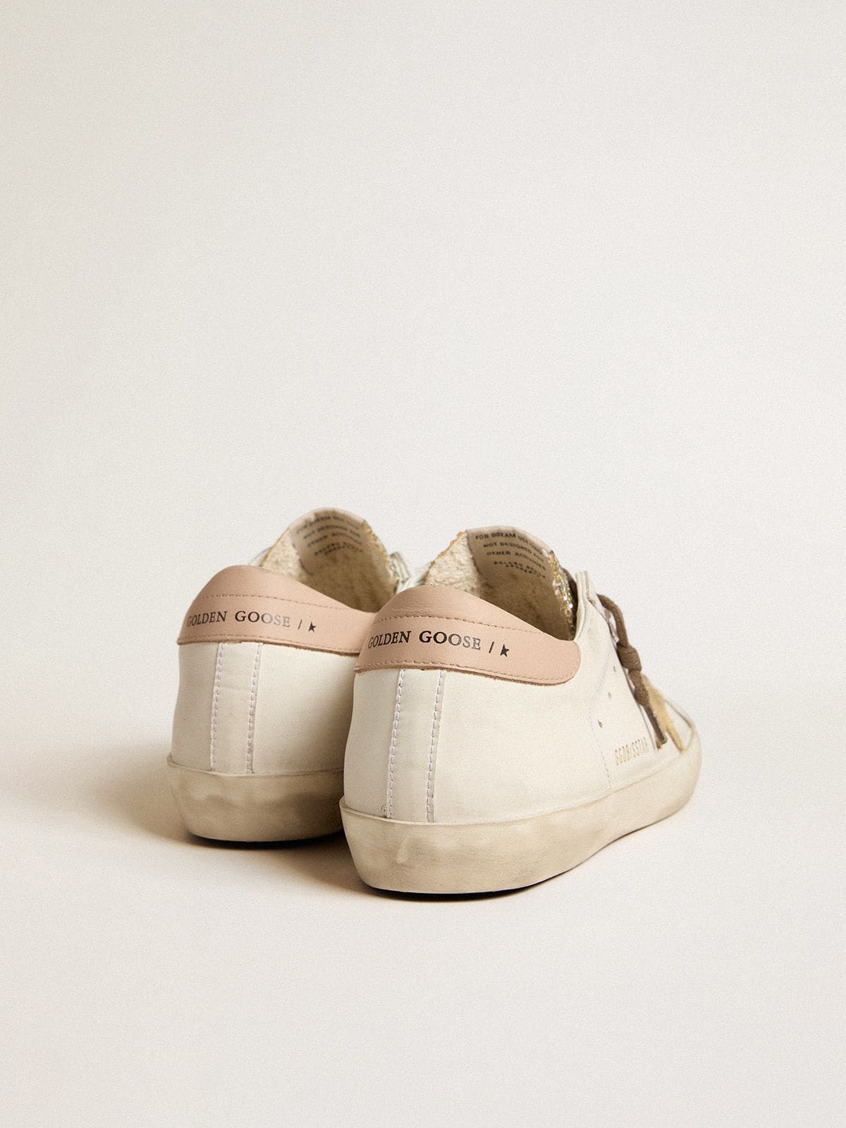 Women’s Bio-based Super-Star with platinum glitter tongue