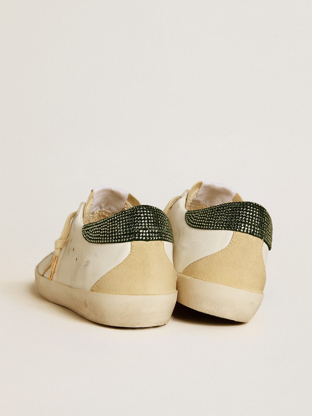 Women’s Super-Star LTD with leather star and Swarovski crystal heel tab