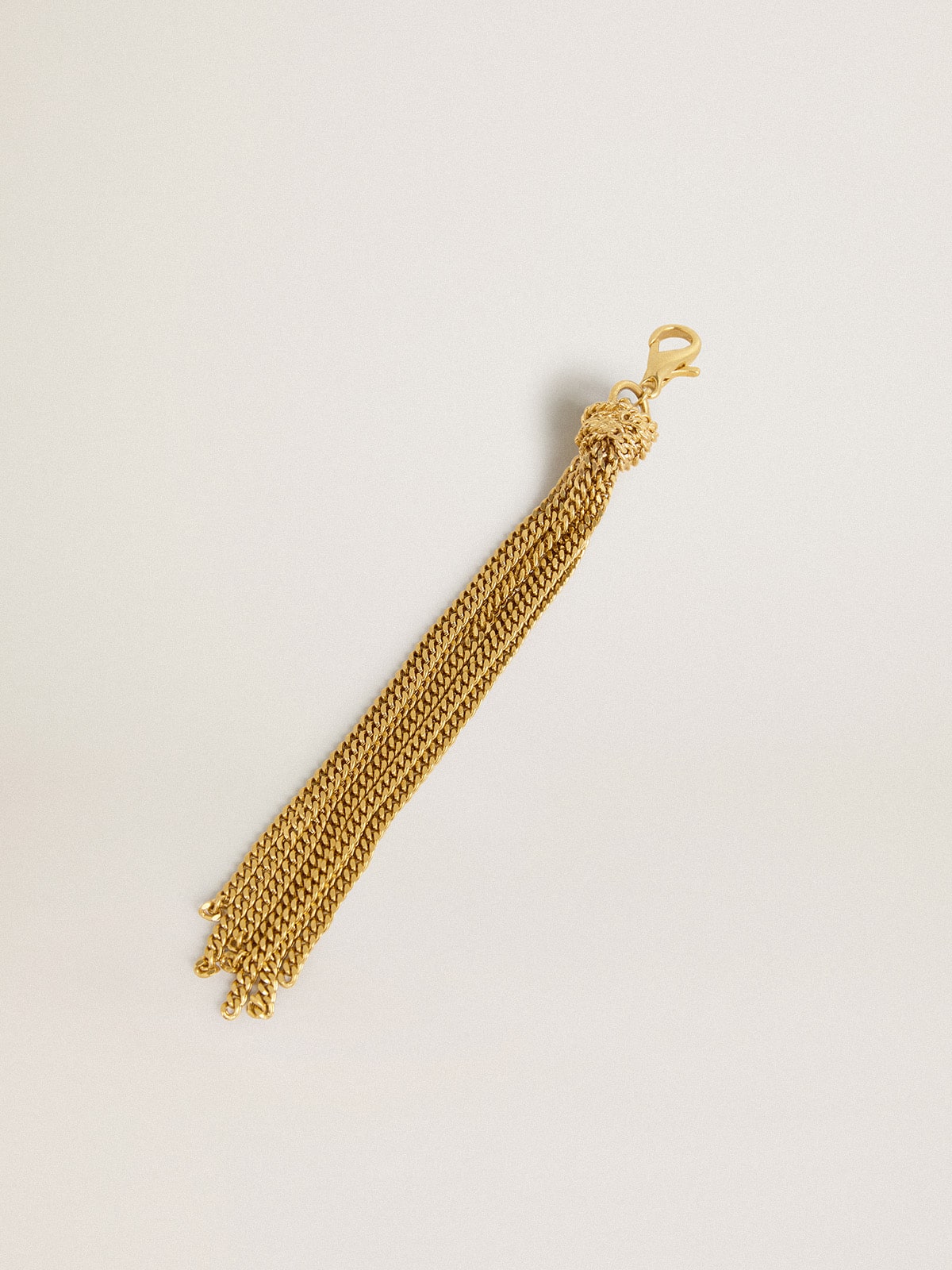 Bag chain in gold-colored brass