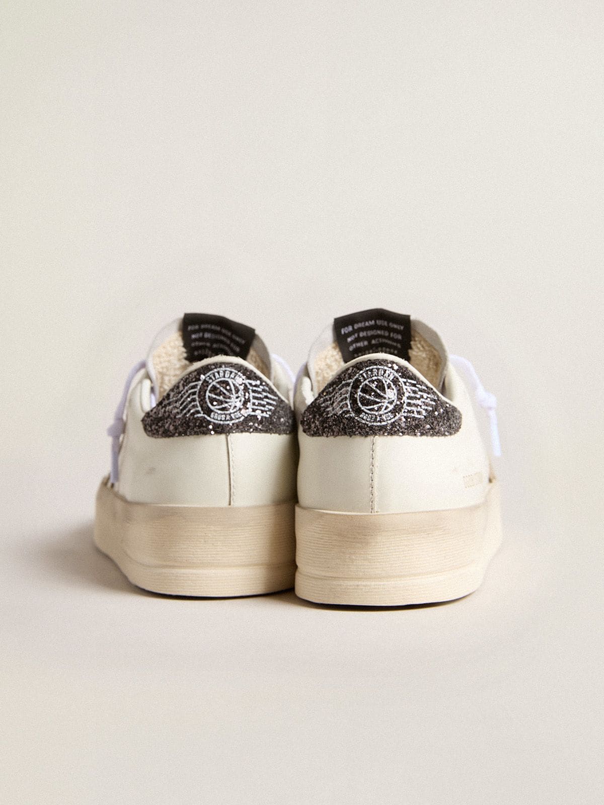 Women’s Stardan with gold star and glitter heel tab