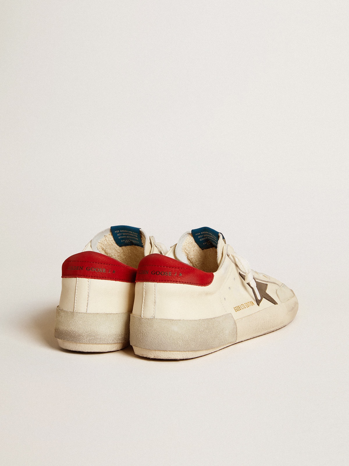 Men's Super-Star LTD in nappa with metallic star and nubuck heel tab