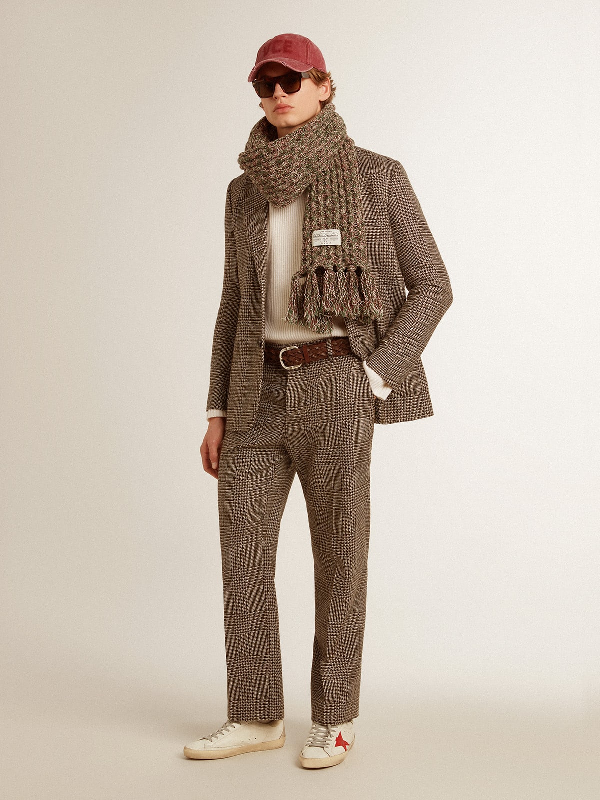 Men's soft houndstooth pants