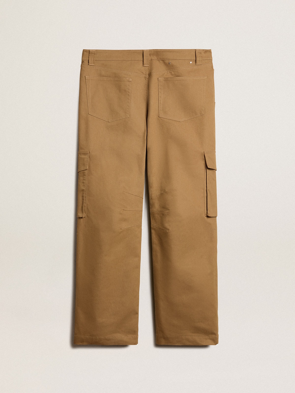 Beige khaki cargo pants