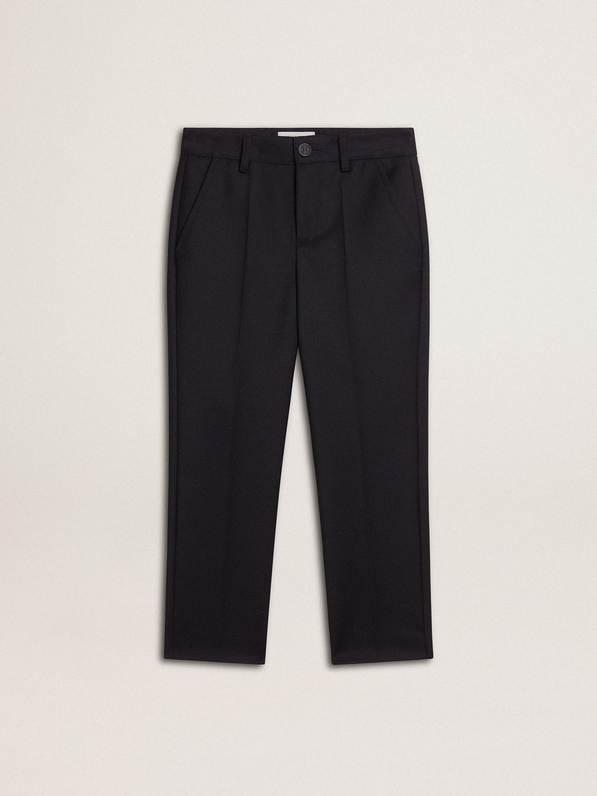 Boys' dark blue wool pants