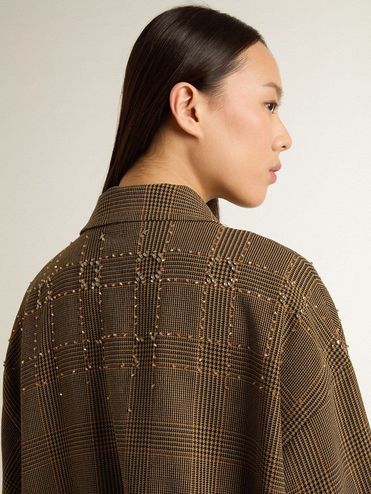 Women's wool bomber jacket