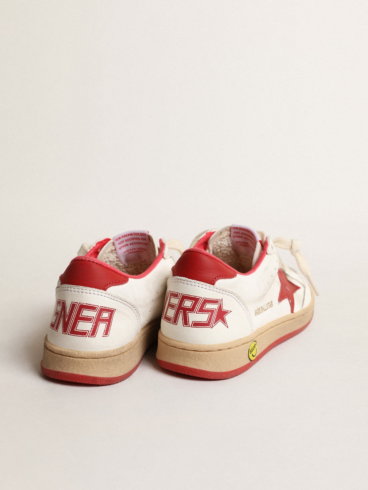 Young Ball Star in nappa with red leather star and heel tab
