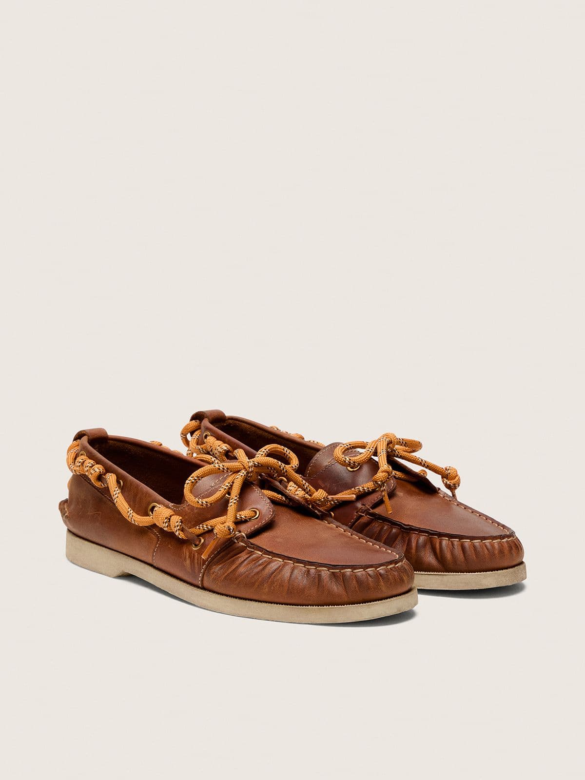 Men's Cruise loafer in tobacco-colored leather