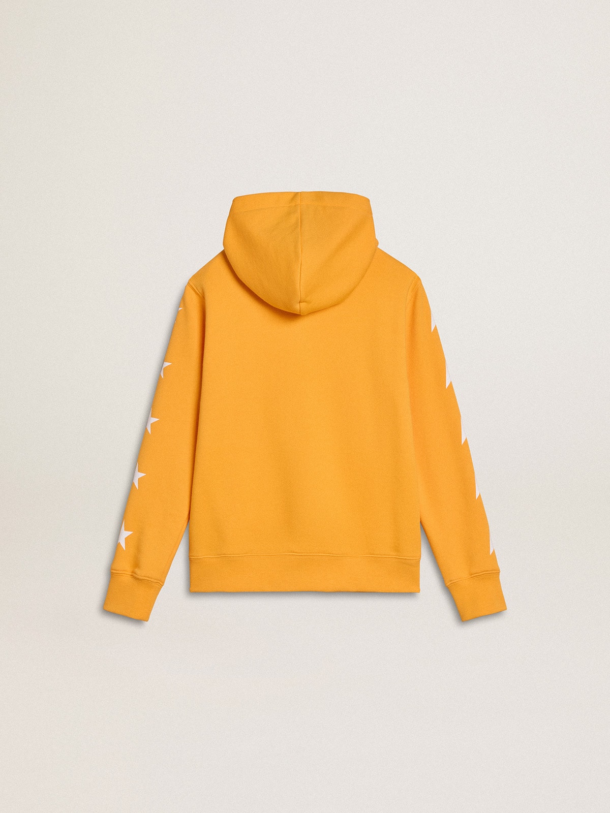 Boys’ orange sweatshirt with zip fastening