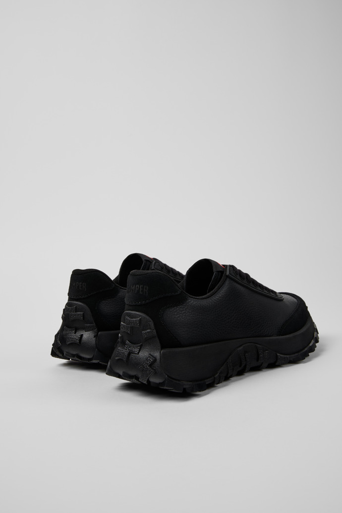 Drift Trail Black Recycled PET and Leather Sneakers for Women.