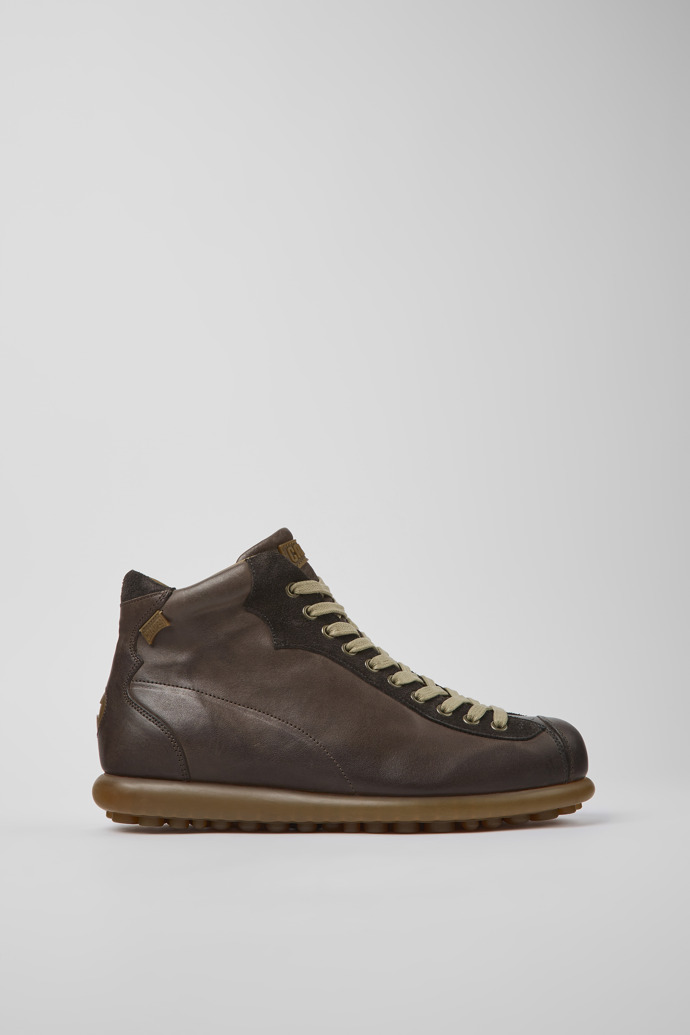 Pelotas Multicolor Leather and Nubuck Ankle Boots for Men.