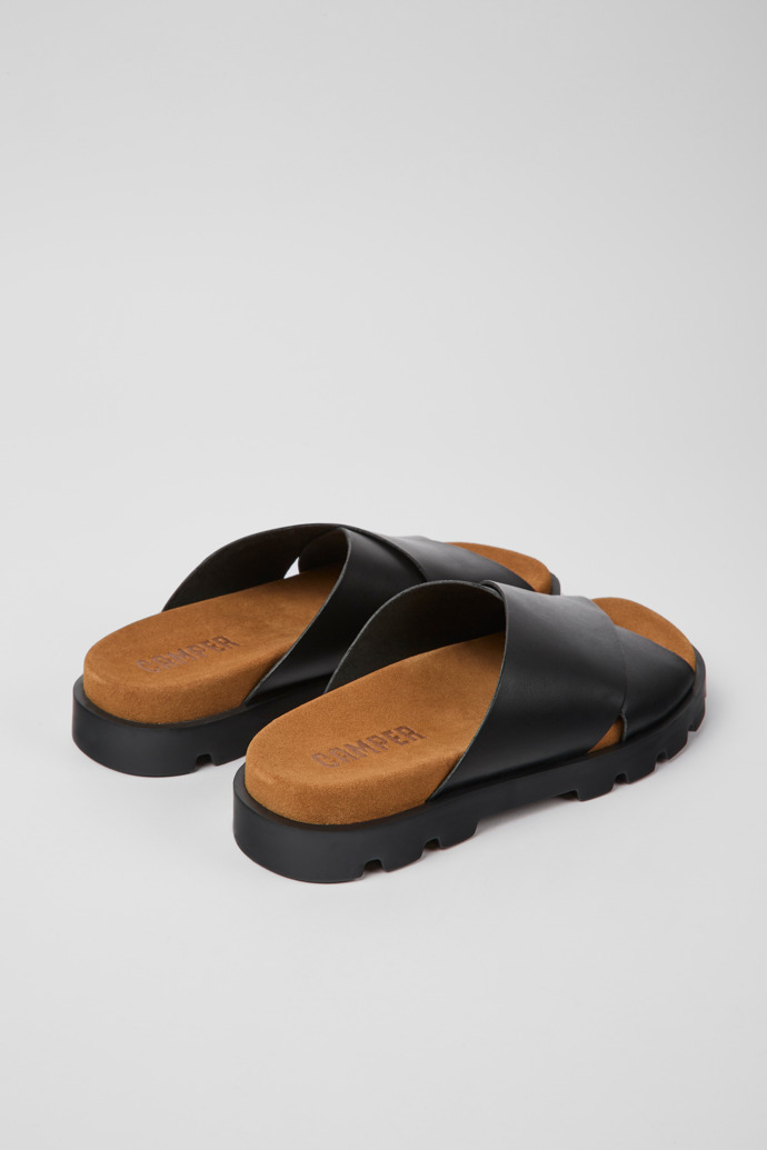 Brutus Sandal Black leather sandals for women
