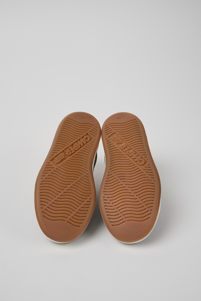 Runner Blue Leather Kids' Sneakers.