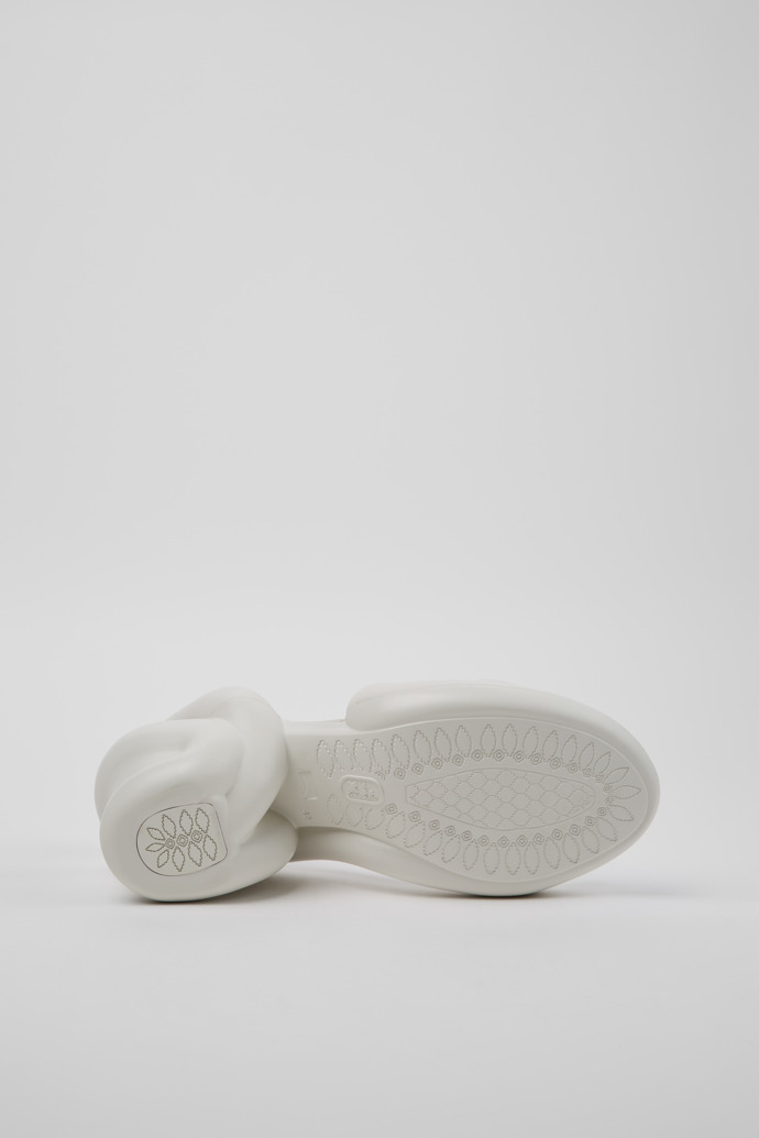 Kobarah White Textile Sandals for Men.