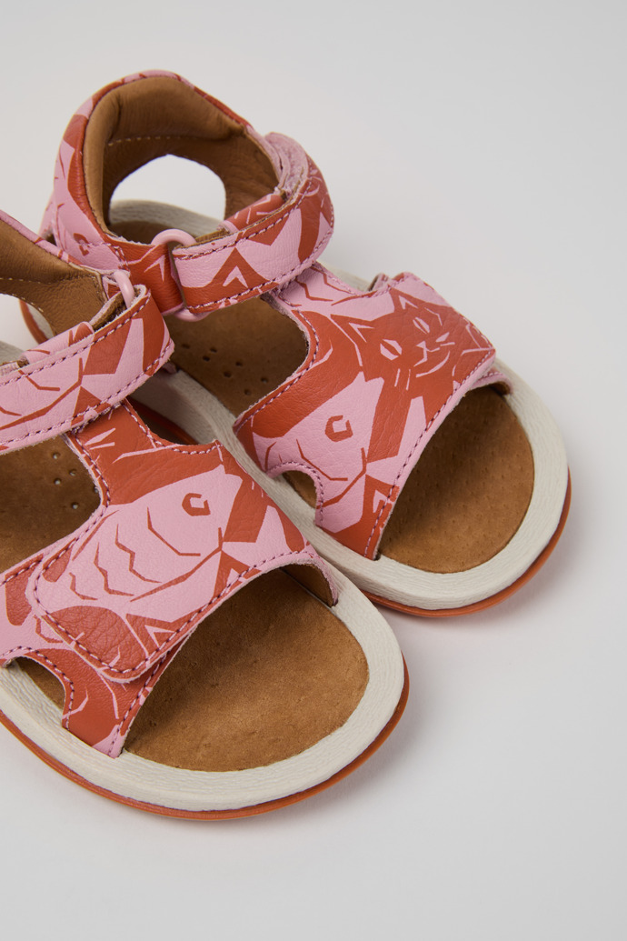 Twins Multicolor Leather Sandals for Kids.