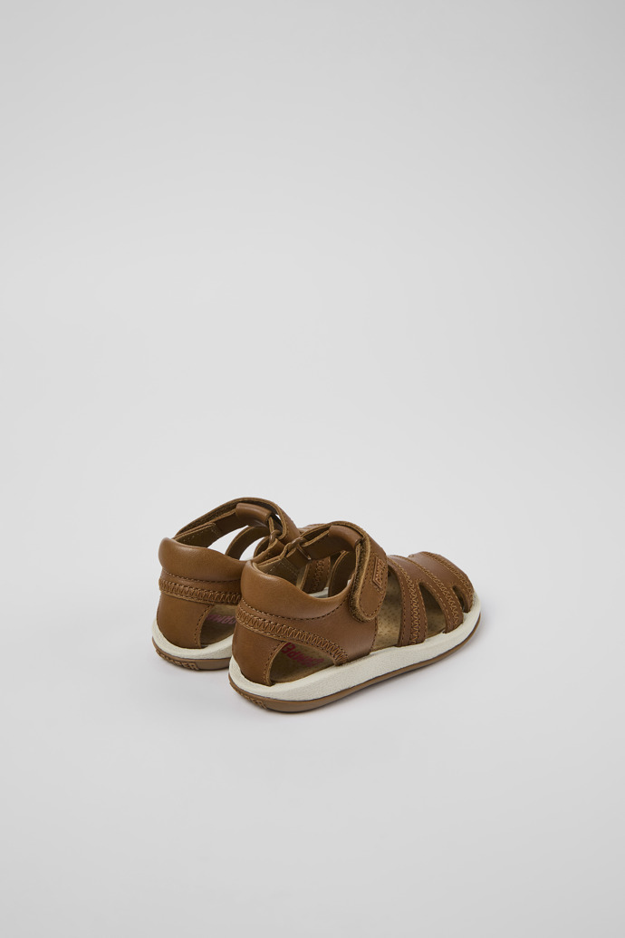 Bicho Brown Leather Sandal