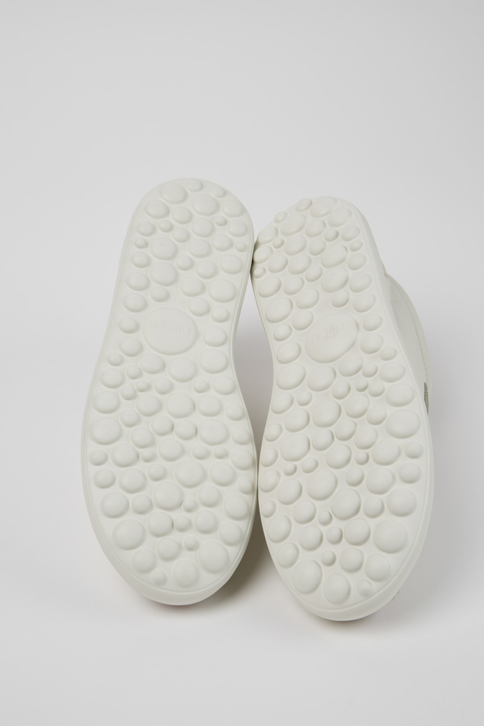 Pelotas XLF White Leather and Nubuck Sneakers for Men.